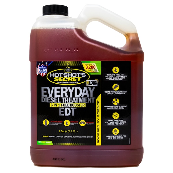 Hot Shot'S Secret For Diesel, Boosts Cetane Up To 7 Points, Treats 3200 Gallons Of Diesel Fuel For Premium Dose HSSEDT01G - main